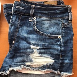American eagle jean shorts